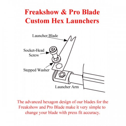 AAE Archery Pro Blade Standard Replacement Launcher 