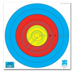 JVD Archery Target Face 80cm 6 Ring Paper 100*
