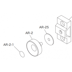 SHIBUYA Mount Knob Standard AR-2*