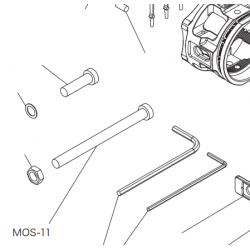 SHIBUYA Scope Mount Screw MOS-11*